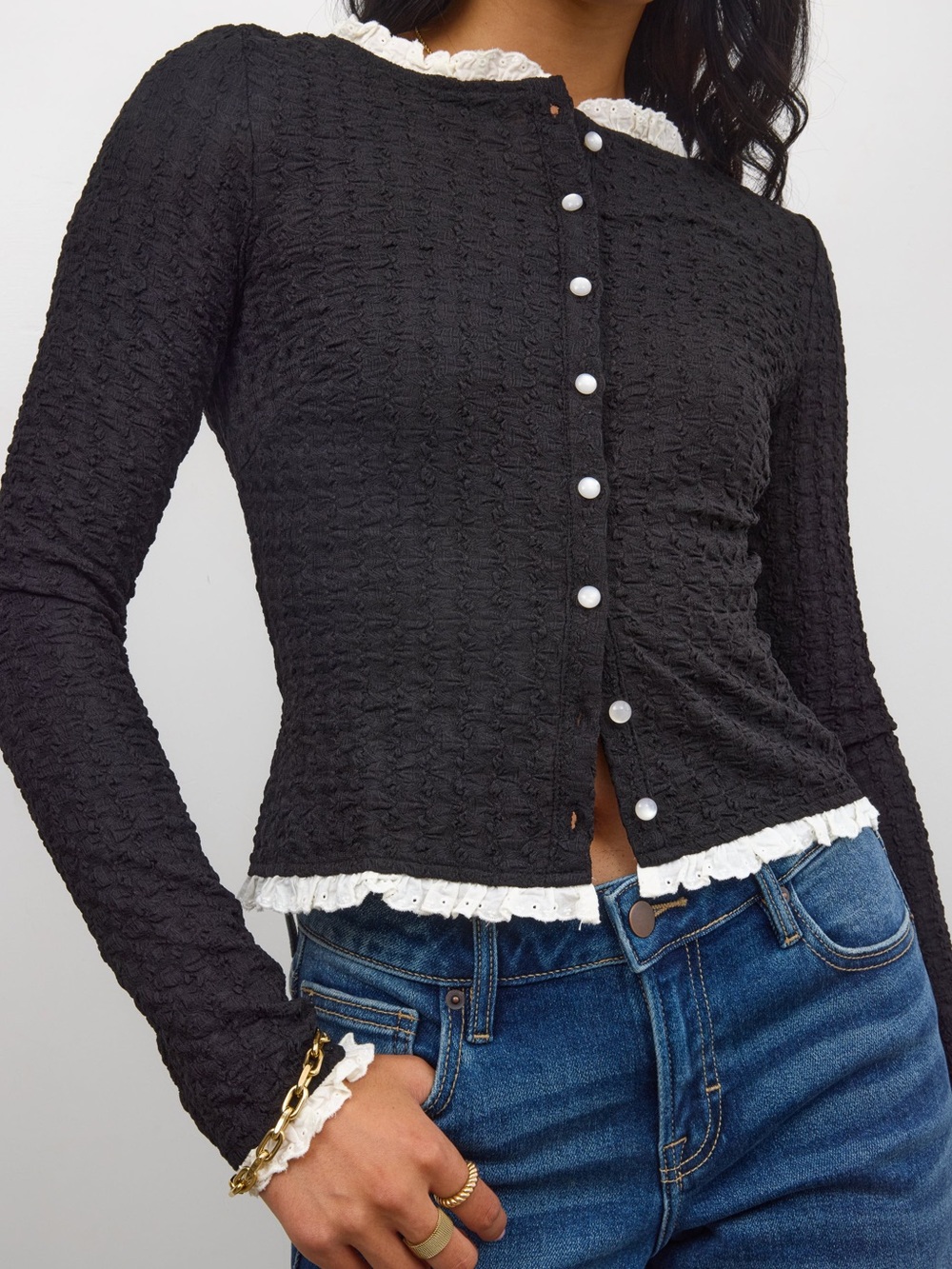 Free People Blackbird Cardigan top